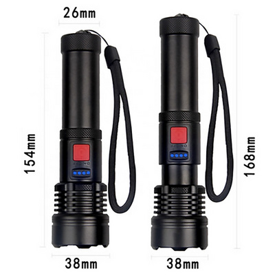 High Electric Zapper 1000m Long Range Led Flashlight Led Rechargeable Flashlight Search Light 350 Lumens Mini Flashlights 80 15w