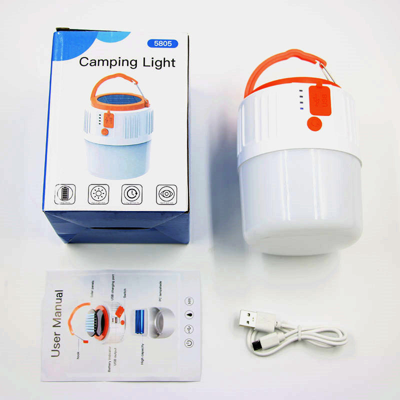 5 Modes Portable 80000lm Ip65 Camping Lamp Flashlight Bombillas Emergency Light Solar Lantern With Remote Control