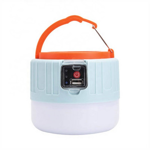 Bulb Portable Emergency Lamp Solar Bombillas Rechargeable Work Repair Light BBQ Led Camping Lantern With Remote Control