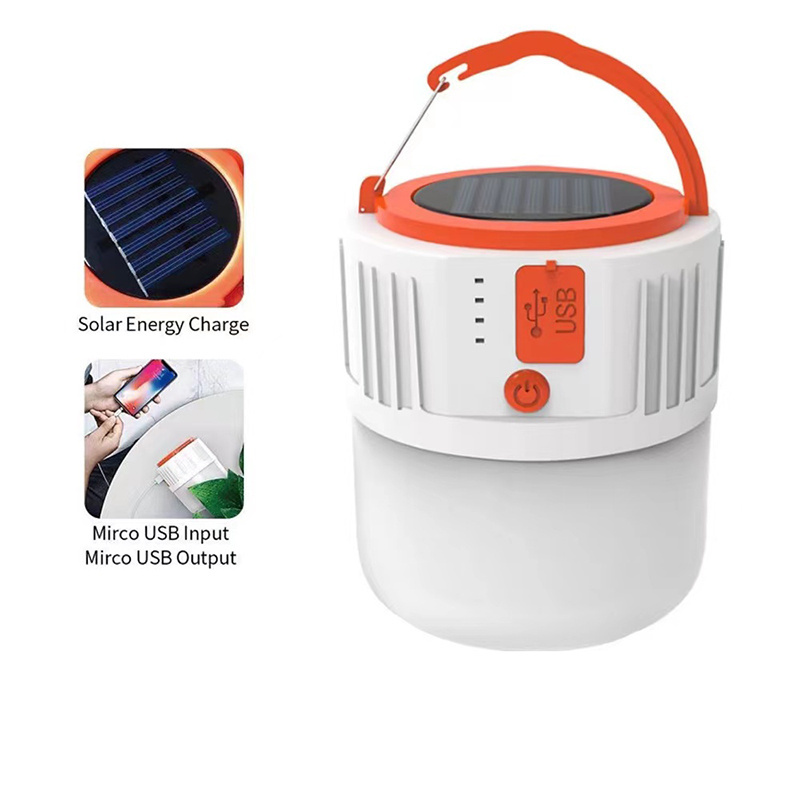 5 Modes Portable 80000lm Ip65 Camping Lamp Flashlight Bombillas Emergency Light Solar Lantern With Remote Control