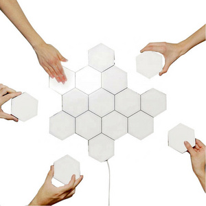 creative Smart Control Multi Color Diy Rgb ic Hexagonal Gaming Led Lights White Led Night Light