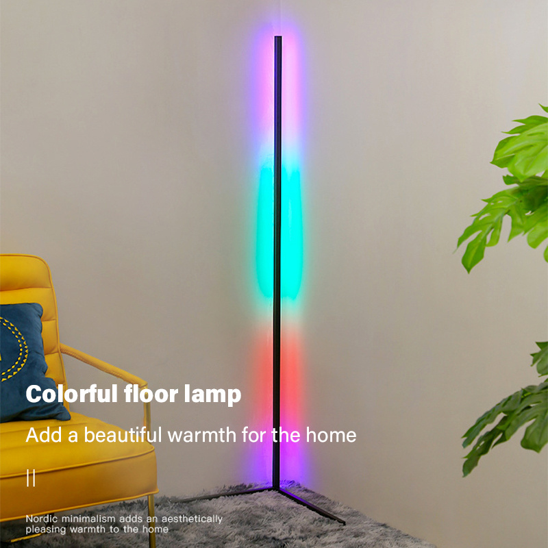 Gaming Lights Living Room Ambient Mood Light Rgb home indoor Decor Night Lights Standing Led Corner Floor Lamp