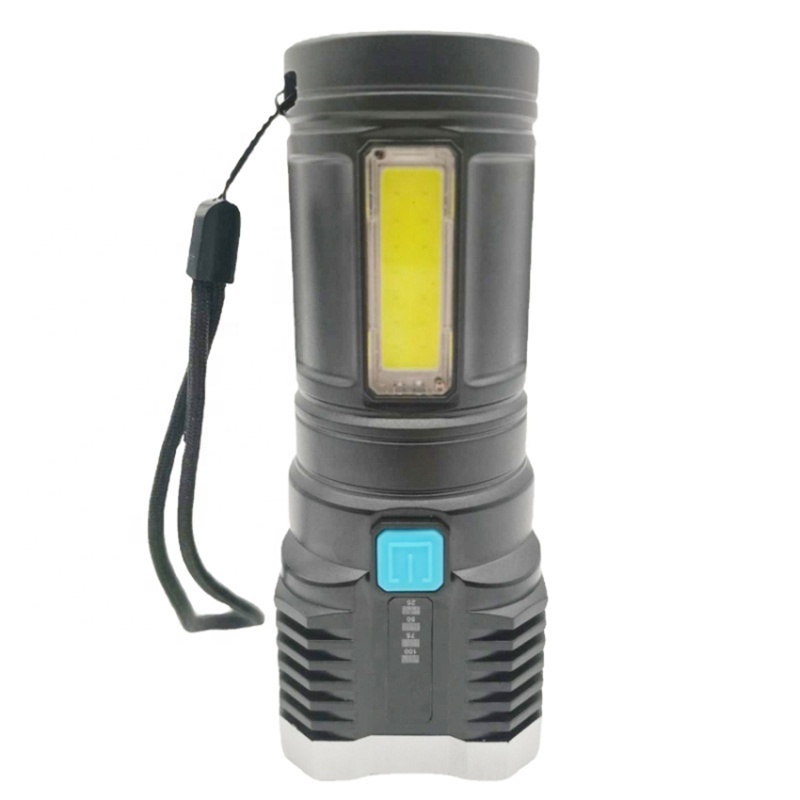 wholesale multipurpose super bright 1000 lumens rechargeable aluminium handheld led spotlight torch flashlight