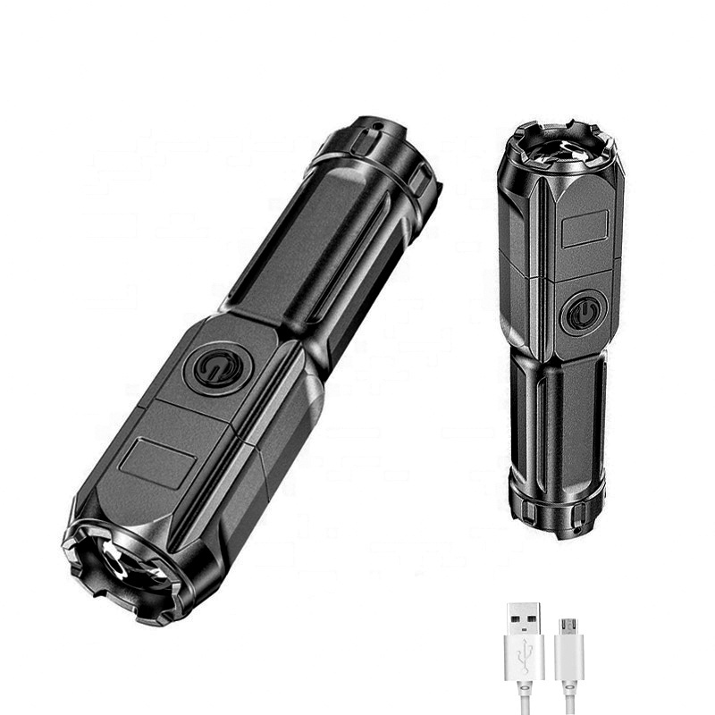 500m long distance emergency rechargeable long range aluminum alloy flashlight for hunt