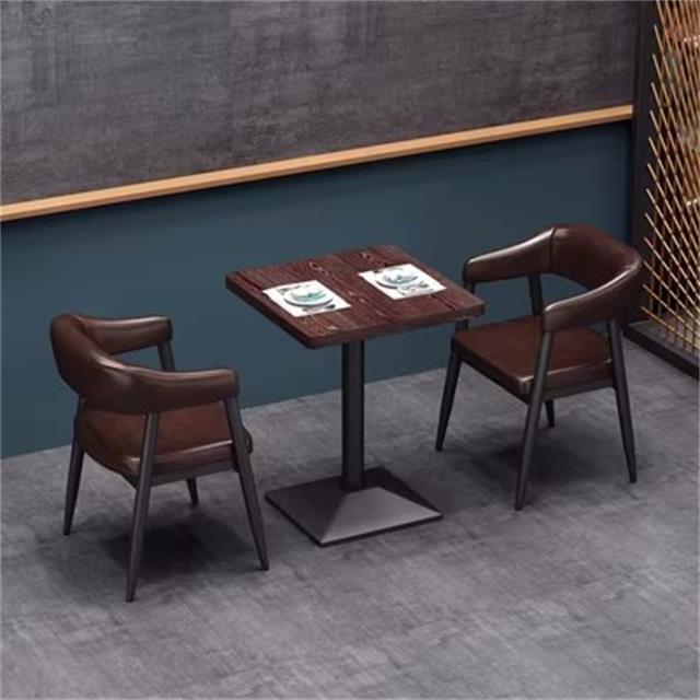 Retro Cafe Wood Restaurant Furniture   mesas y sillas para restaurante Tables And Chairs restaurant Booth seating