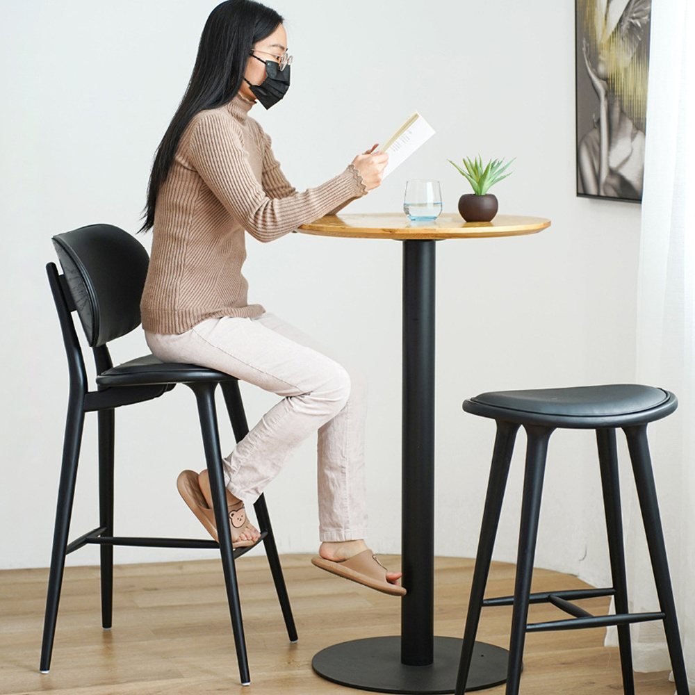 wholesale Modern High Quality Cafe Restaurant Furniture Wooden Fabric Unique Bar Stool Chair