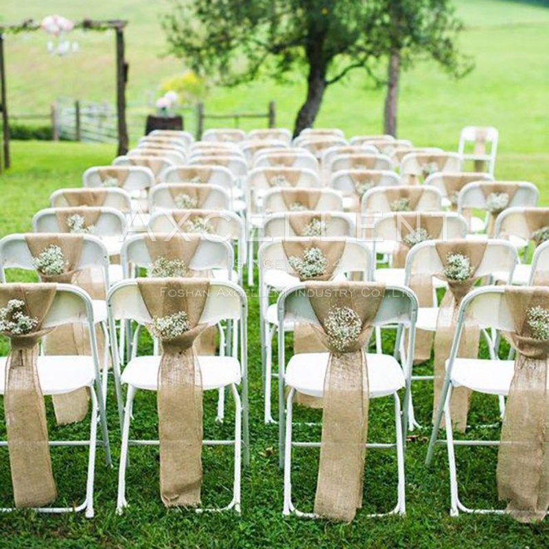 Cheap Wedding Party Events Plastic Metal folding dining chairs for events