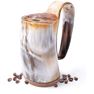 Thor Horn Mug High Selling Horn Mug Natural Drinking Viking Beer Mug Handmade  Genuine Hand Carved By Axiom Home Accents