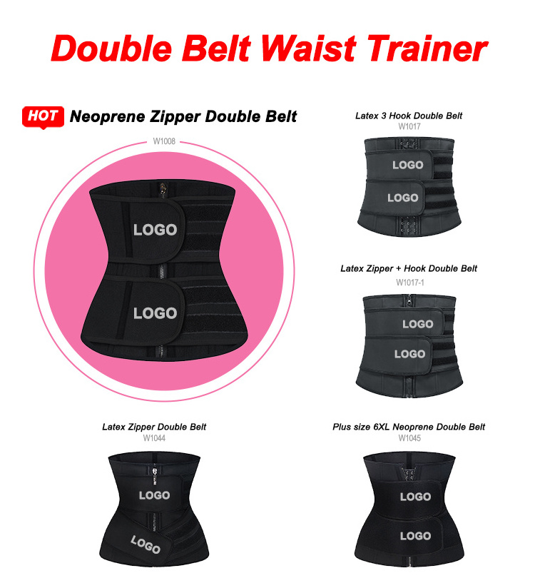 custom logo support breathable waist trainer body shaper sweat vest corset slimming belt for women weight loss