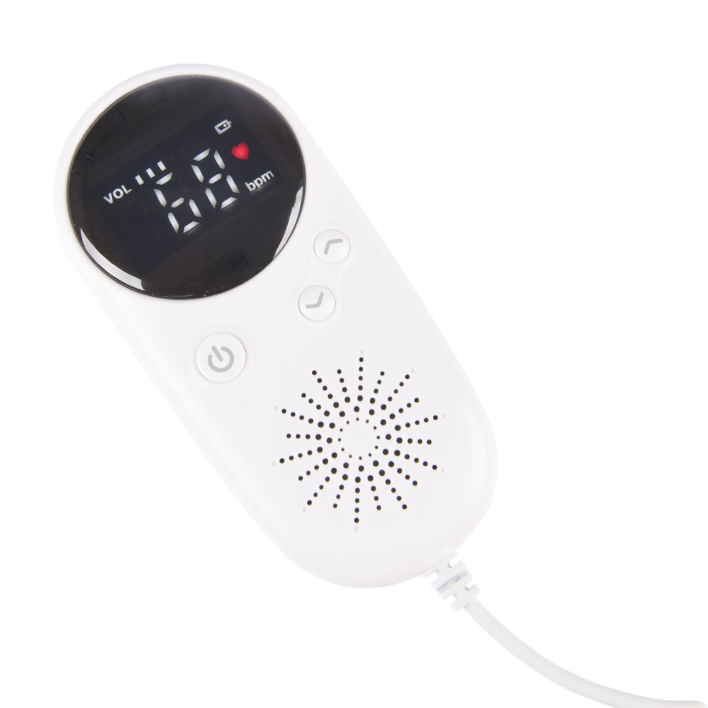 Wholesale Hospital Baby Grade Doppler Fashion Home Medical Ultrasound Pocket Ultrasonic Foetal Portable Baby Heart Rate Monitor