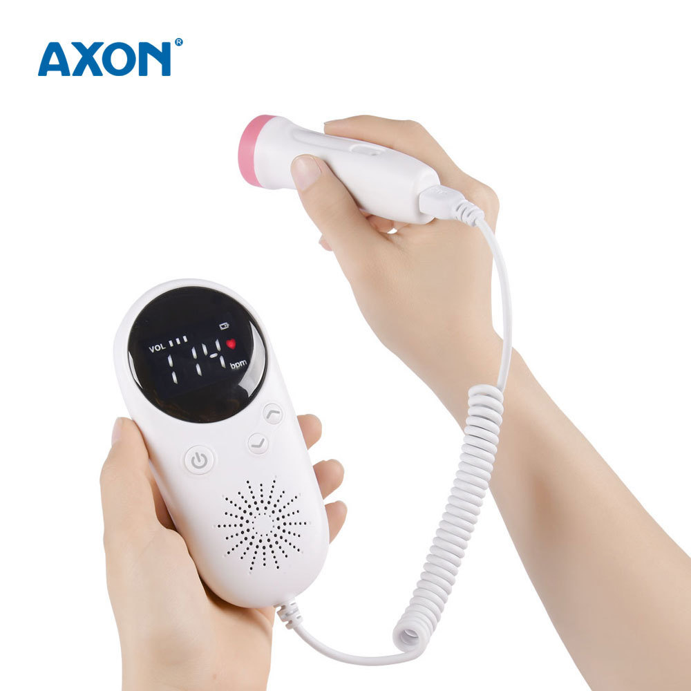 Wholesale Hospital Baby Grade Doppler Fashion Home Medical Ultrasound Pocket Ultrasonic Foetal Portable Baby Heart Rate Monitor