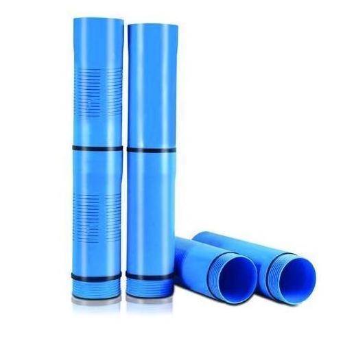 110-355 Mm Grey White Blue Pvc Well Casing Screen Pipe Drilling Tube Slotted Pipe For Deep Water Belled End Price For Drilling