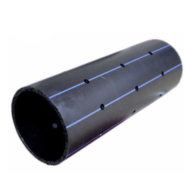 Plastic Large Diameter PE100 Underground hdpe perforated hdpe perforated subdrain drainage pipe