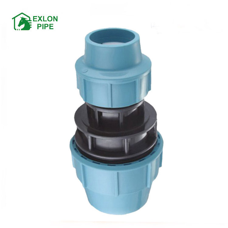 Manufacturer Since 2006 Hot Sale Free Sample High-Quality Hdpe Compression Fittings Reduce Coupling For Water Supply Pp Fittings