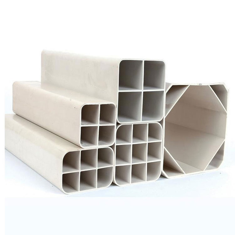 Competitive Price 4 5 inch 100 x 50 mm big Plastic Rectangular Square Pvc Nine Hole Electrical Conduit Grid Tube Pipe sizes