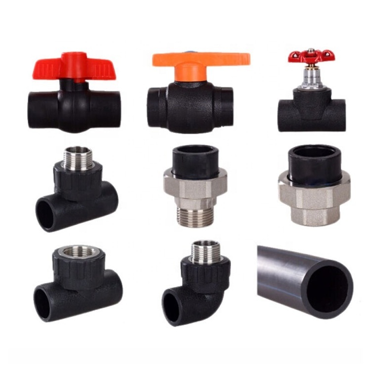 Socket Hot Melt Electrofusion Hdpe Fittings Fusion Valve Flange Elbow Tee Saddle Clamp Adaptetor Butt Fusion Reducers Connector