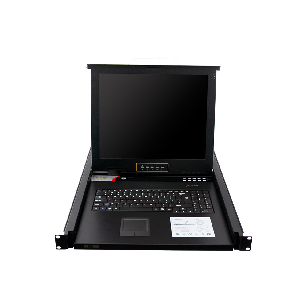 Hotkey OSD control 4 8 16 port 1U rack mount drawers console 1080P HD 17 19 inch VGA LCD  switch kvm