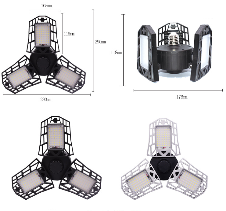 60W and 80W LED Garage Lights for Garage and Basement