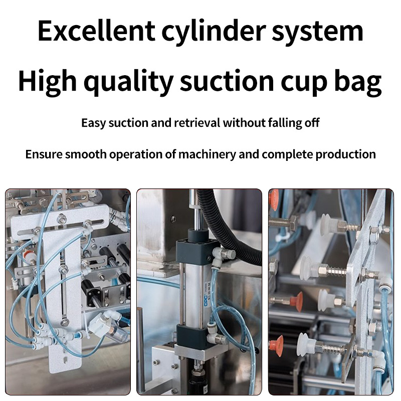 Fully automatic premade bag zipper bag with scale weight stand-up bag granular food honey multi-function packaging machine