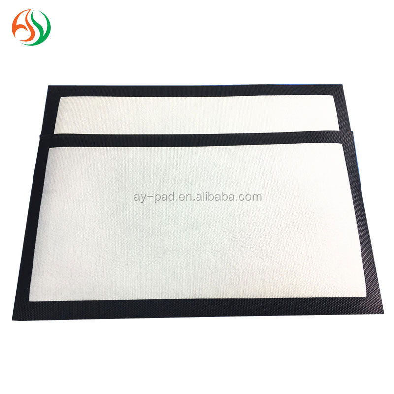 AY personalized 45x25cm nitrile rubber bar beer drip mat blank multi use non-slip bar drink mat for sublimation