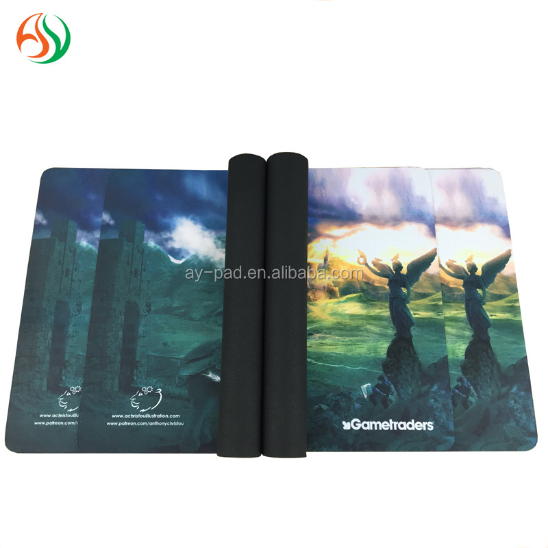 AY Custom Multifunctional Foldable Soft Extra Large Play Mats Thick Natural Non-Toxic Waterproof Rubber Mouse Mat