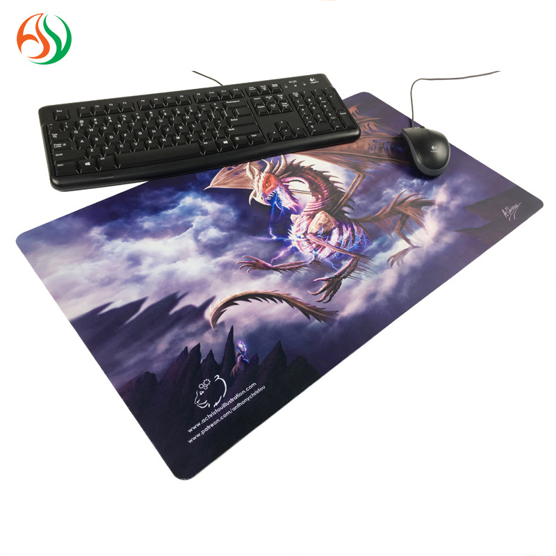 Gaming rgb Keyboard Mouse Pad 60CM x 30CM Extra Large Playmat XXL For PC Laptop Macbook