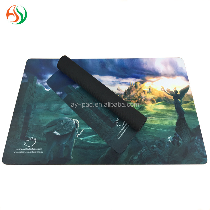 AY Custom Multifunctional Foldable Soft Extra Large Play Mats Thick Natural Non-Toxic Waterproof Rubber Mouse Mat