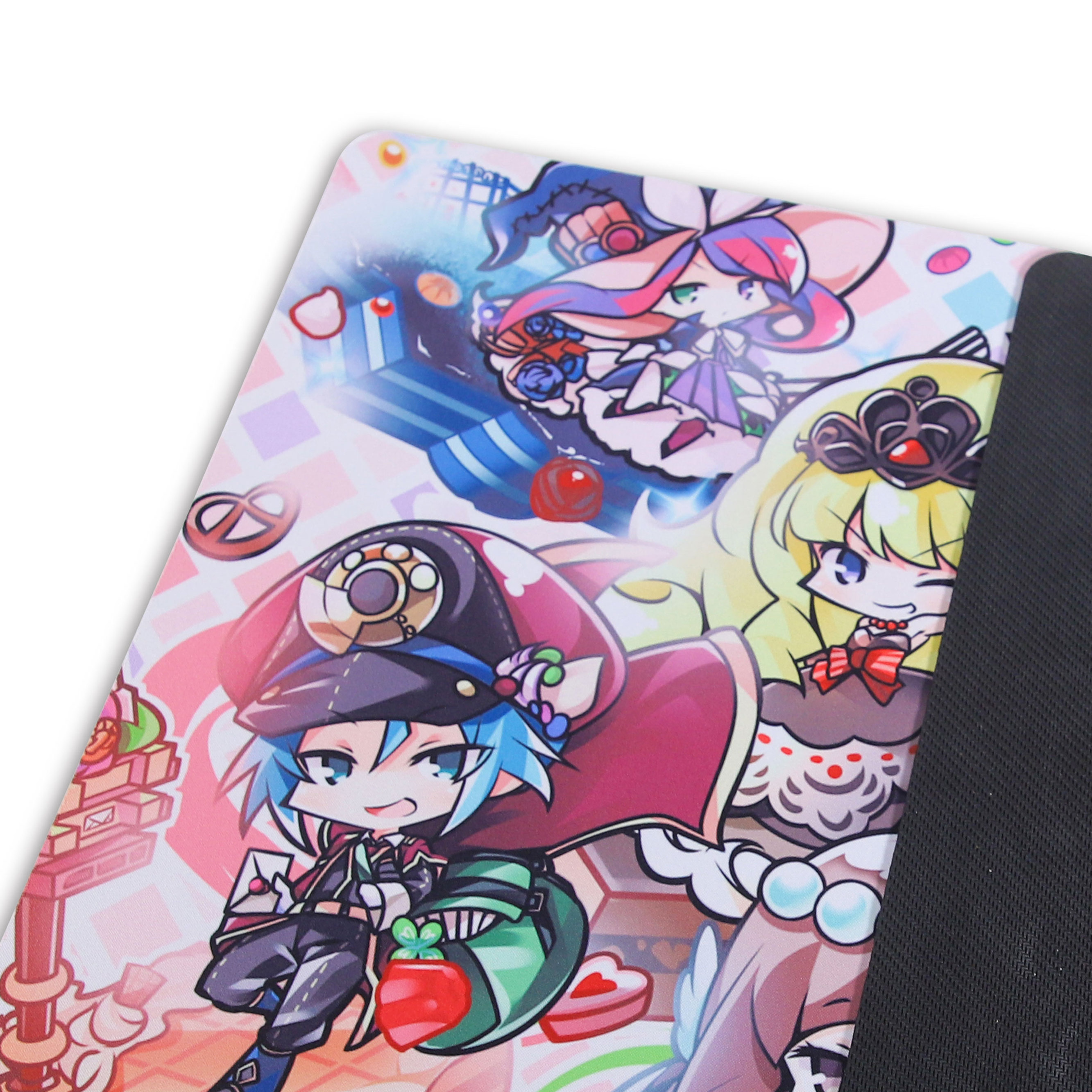 Mouse Pad Waterproof Custom Sublimation Playmat 14x24 Neoprene Table Mat Black Large Gaming mouse pad