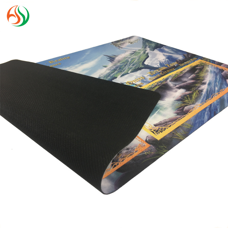 Custom Neoprene Rubber Nude Anime Girl Photo Vinyl Playmat Trading Card Game Play Mat Water-proof Wargame Battlemat For Adult