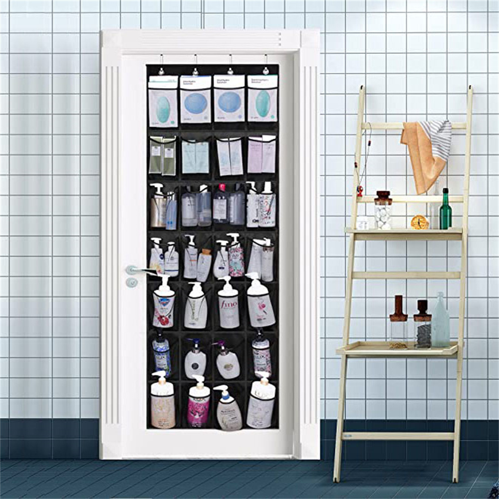 28 Large Mesh Pockets Over The Door Shoe Rack, Hanging Shoe Organizer for Closet Hanging Shoe Rack Holder Hanger, White