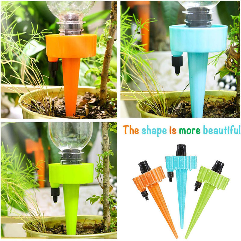 36/24/12/6 PCS Auto Drip Irrigation Watering System Dripper Spike Kits Garden Household Plant Flower Automatic Waterer Tools