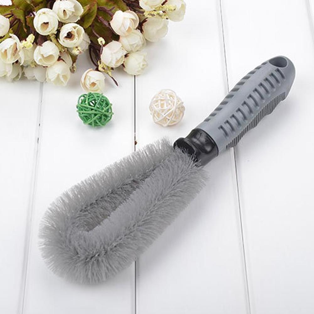 Car Vehicle Motorcycle Wheel Hub Tire Rim Scrub Brush Washing Dust Cleaner Cleaning Tool For Auto Audi BMW Nissan VW Truck