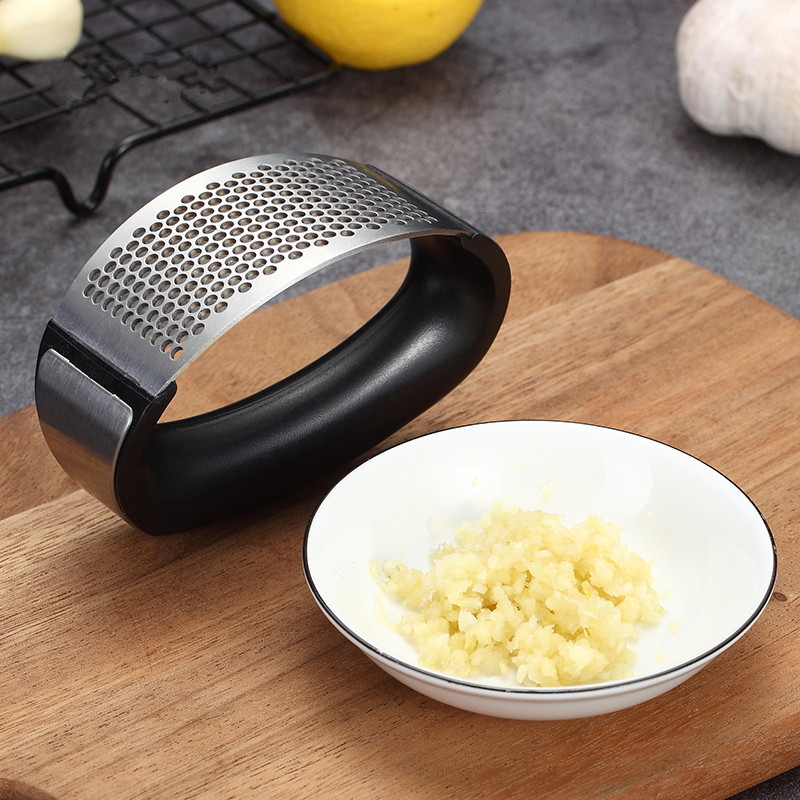 Stainless Steel Garlic Press Manual Garlic Grinder Grater Ginger Press Kitchen Accessories Garlic Chopper Crusher