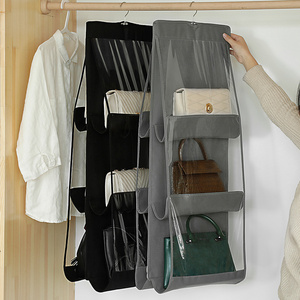 Handbag Hanging Organizer Hanging Purse Organizer for Closet Organizers Bag Storage Hanger Oxford Cloth Closet Bag Organizer