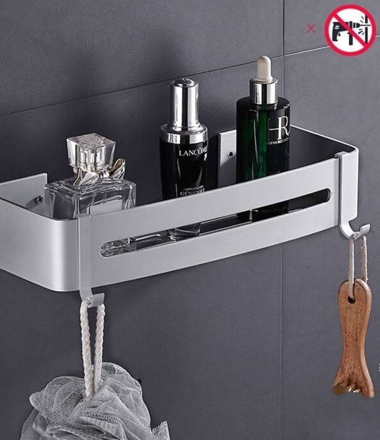 Triangle Towel Shower Storage Rack Black Corner Shelves Wall Mounted Aluminum Shampoo Holder No Drill Bathroom Shelf Organizer