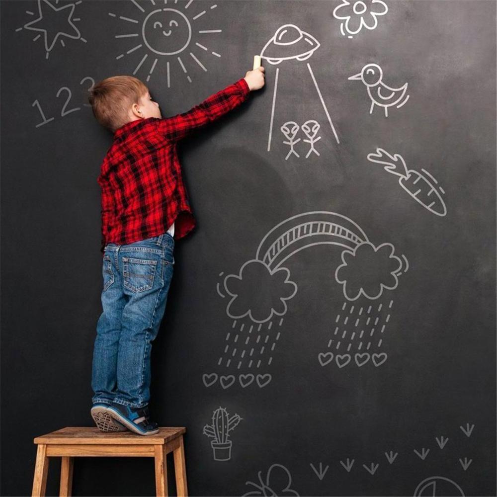 45*100cm blackboard sticker whiteboard sticker Dry Erase Boards Removable Wall Decal Kids Rooms Kitchen Fridge Magnets