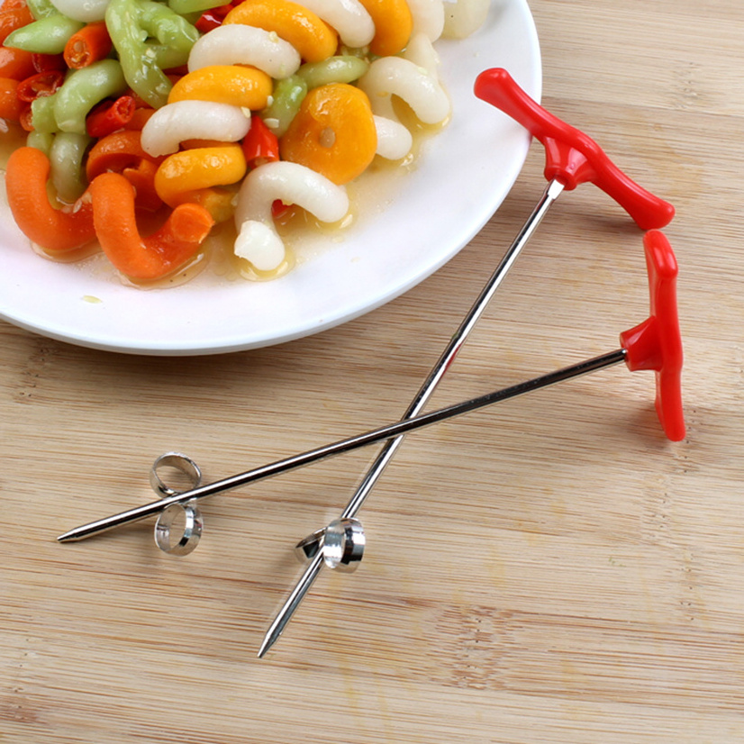 Vegetables Spiral Knife Carving Tool Potato Carrot Cucumber Salad Chopper Manual Spiral Screw Slicer Cutter Spiralizer