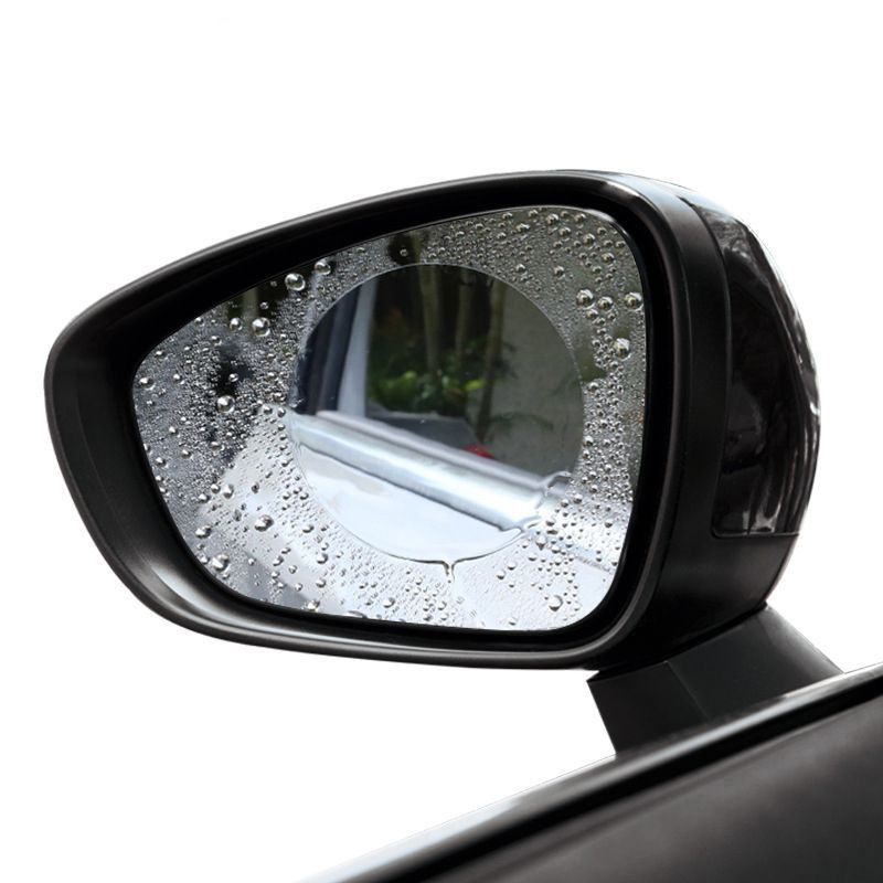 Custom Transparent Car Rear-View Mirror Rainproof Anti Fog Anti Rain Film Automobile Screen Protector PET Car Mirror Sticker