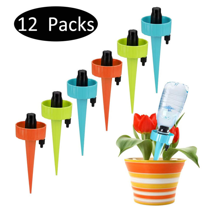 36/24/12/6 PCS Auto Drip Irrigation Watering System Dripper Spike Kits Garden Household Plant Flower Automatic Waterer Tools