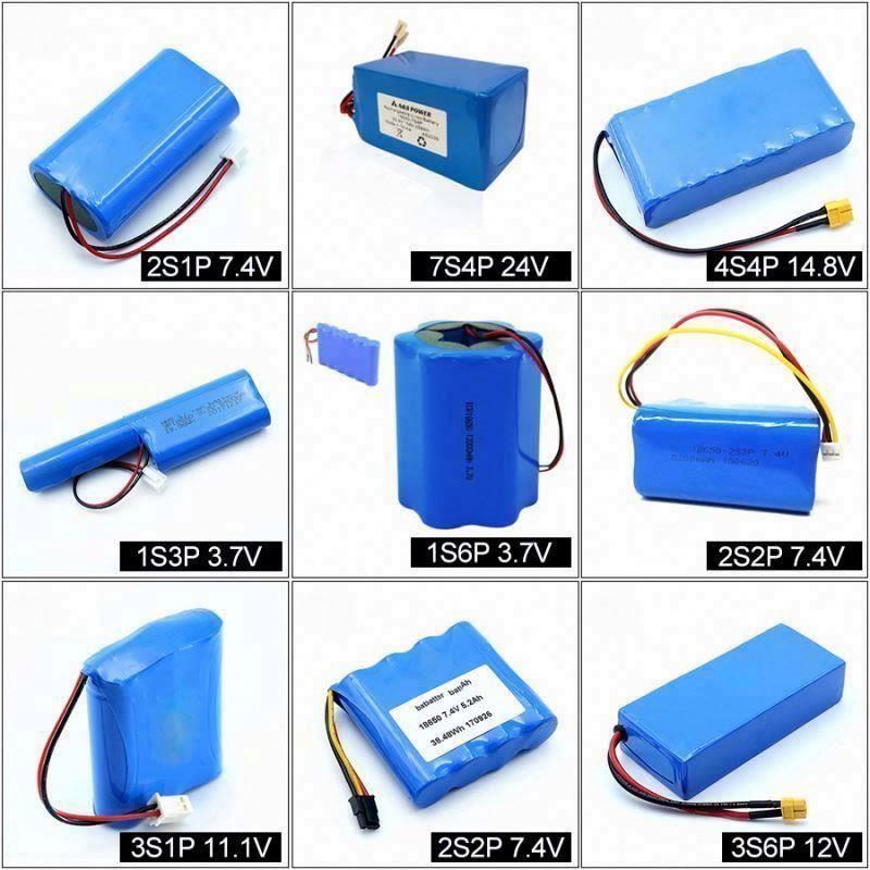 Lithium Iron Phosphate Battery Electric Bike 12V 190Ah Cgr18650D Li Ion Batterie 24V 10Ah Bicycle Scooter Ev 22650 Case