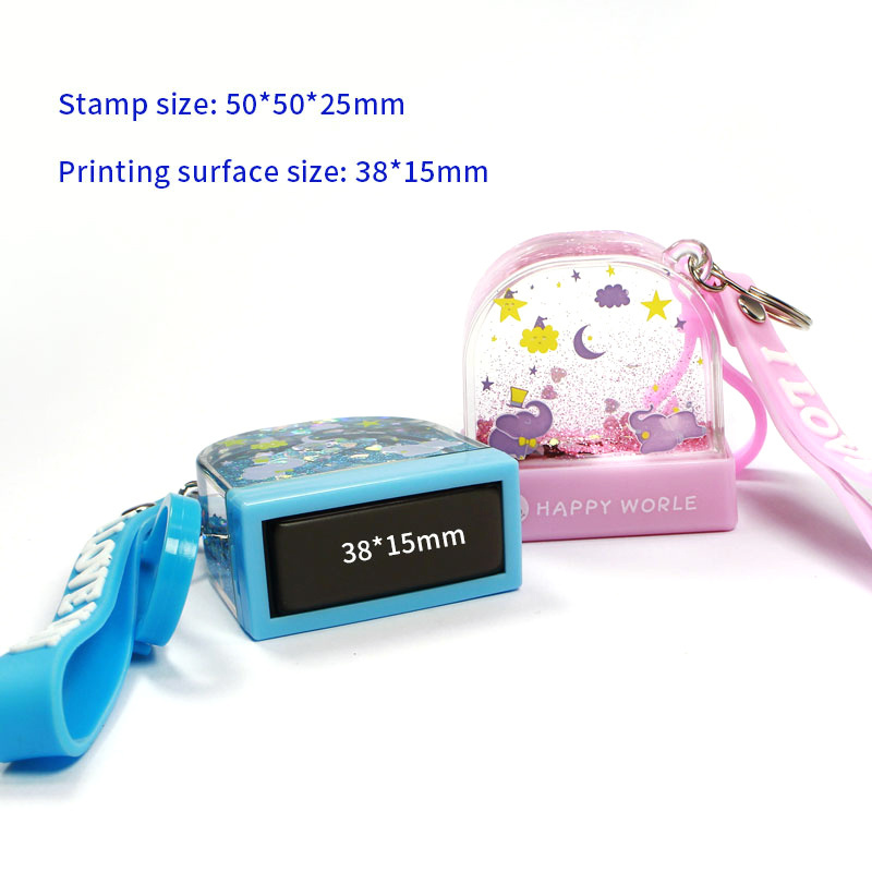 Wholesale textile clothing waterproof ink baby name monster stamp fabric kids stamp maker