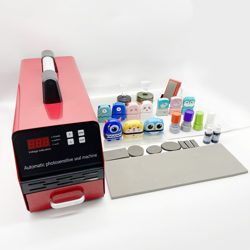 Red flash stamp machine photosensitive fully automatic flash name stamp make machine