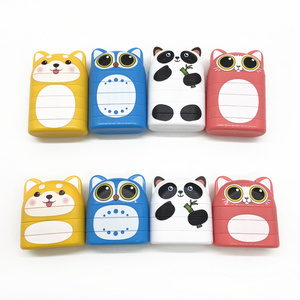 Textile cute animals clothing permanent funny customer stamp washable fabric stamp kit