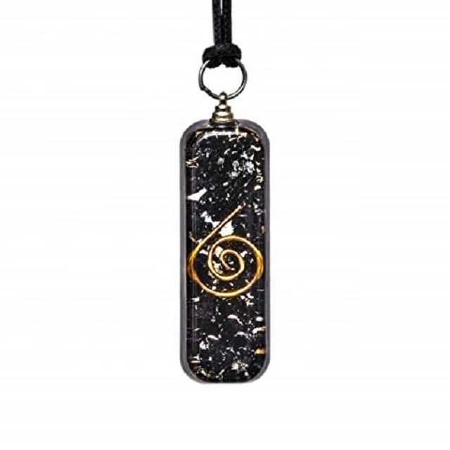 Orgone Pendant with Black Tourmaline Crystals