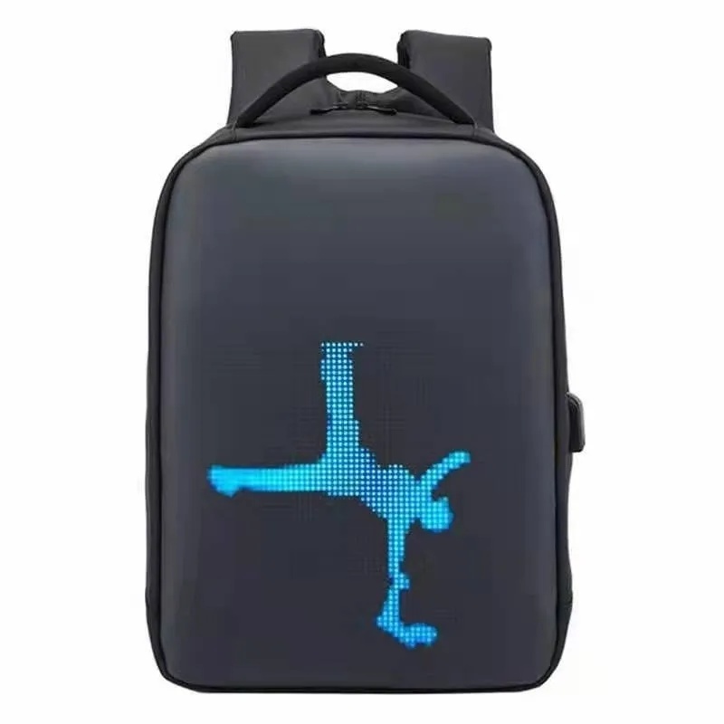 Smart Advertising Led Backpack Light Screen Waterproof Smart Back Packs Bag Led Display Backpack With Led Screen