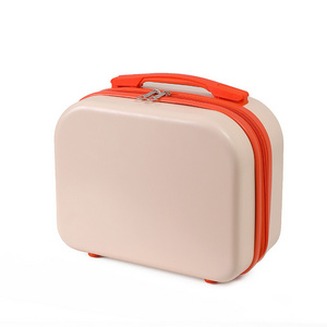 Custom Logo Vintage Makeup Case 14 Inch Mini Suitcase Gift Storage Makeup Bag Small Combination Case