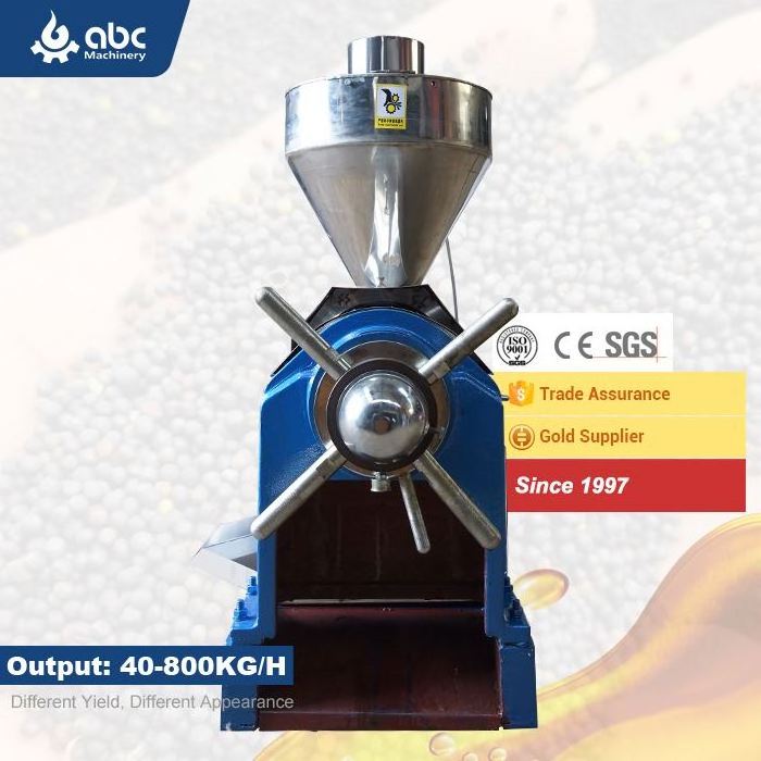 Factory Direct Sales Soybean Oil Machine Provided Peanut Oil Press Machine Automatic Coconut Oil Expeller ABC Machinery 800 Kg/h