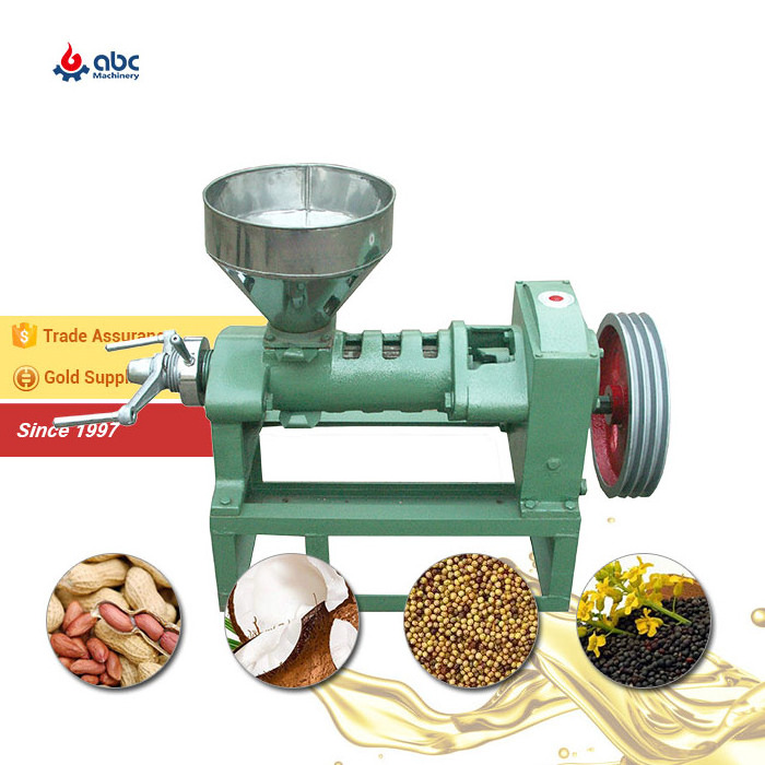 Small screw pressed coconut oil processing machine for sale