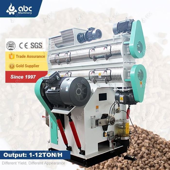 2023 Popular Ring Die Poultry Livestock Animal Feed Pellet Mill for Making Cattle,Chicken,Broiler,Rooster,Goat,Fodder Pellet