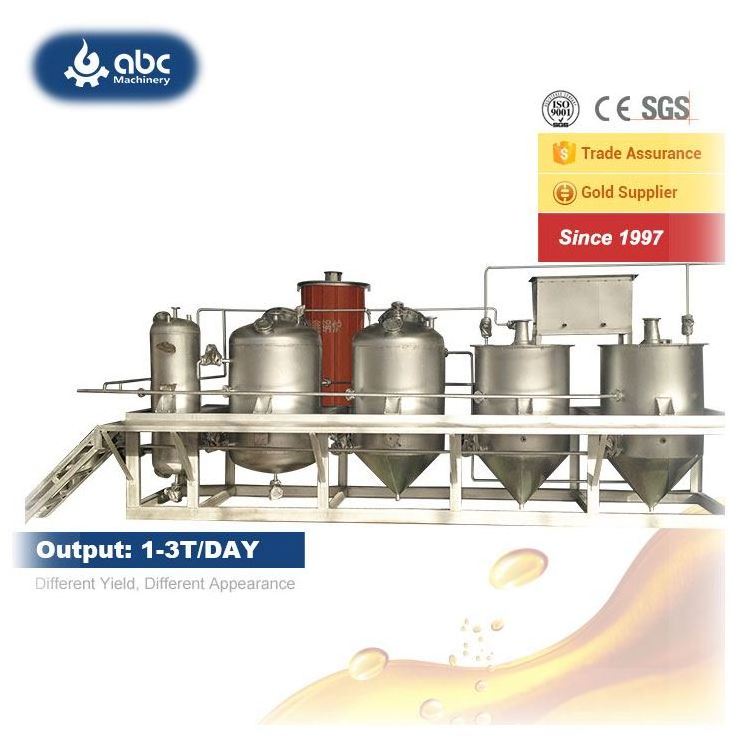 25 Years Factory Crude Groundnut Sunflower Mini Oil Refinery Machine for Refining Processing Coconut,Mustard,Sesame,Edible Oil